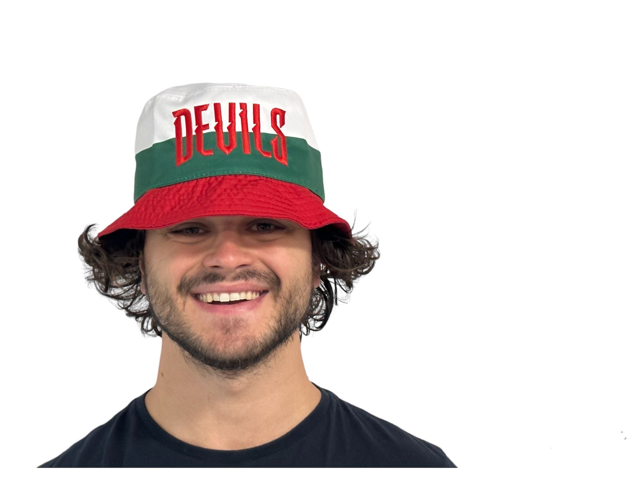 Unisex Bucket Hat Tricolour Cardiff Devils