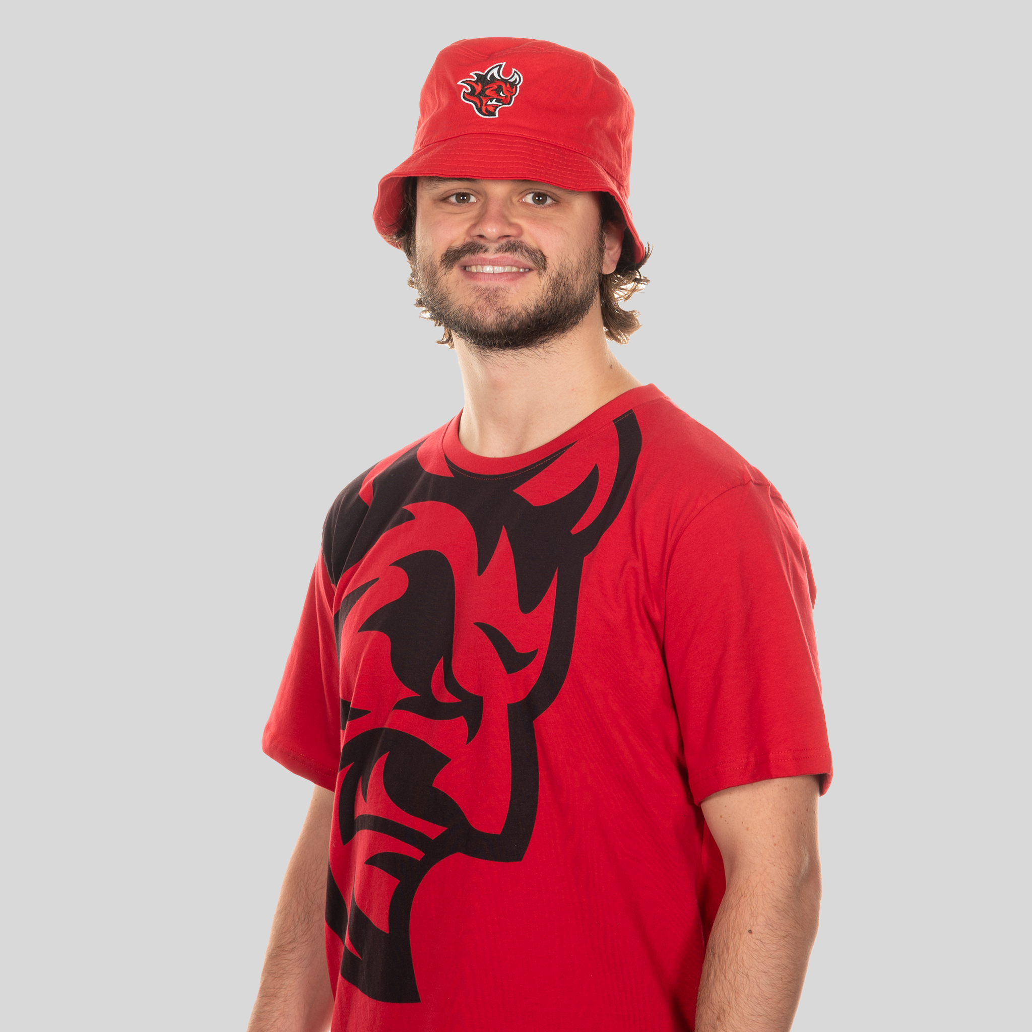 Devils logo red / black t-shirt – Cardiff Devils