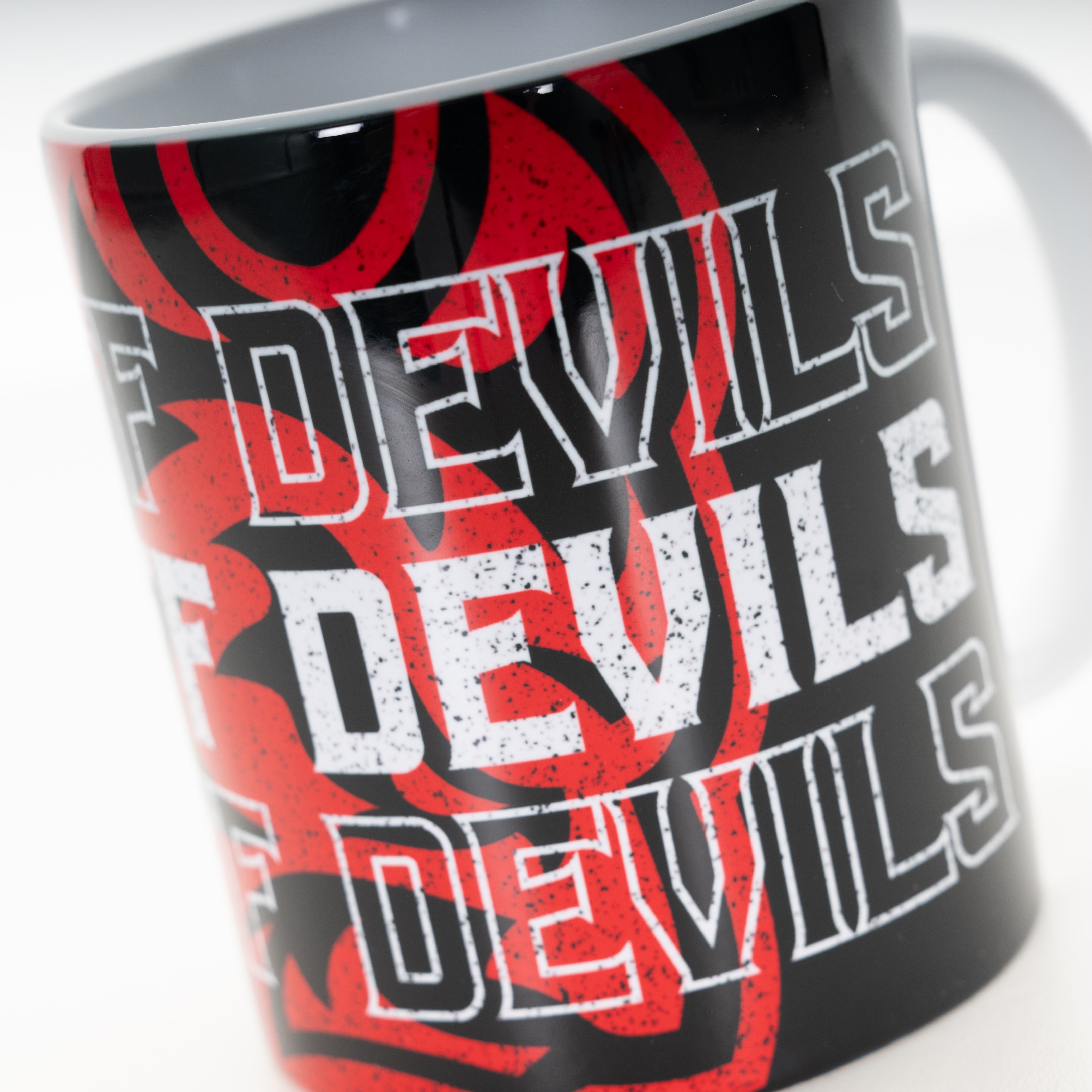 Cardiff Devils Red and Black Branded Drinks Mug